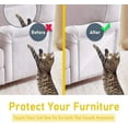 thumbnail image 2 of Anti-Scratch Cat Scratching Deterrent Tape, Transparent Clear Cat Scratch Furniture Protector, Single Side Cat Scratch Training Tape with 30 Pins for Couch,Carpet,Doors, 2 of 5
