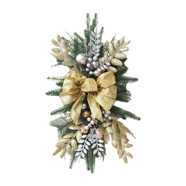 Adorno Colgante de Corona Navideña Macarena Para Decoración del Hogar 45 cm x 20 cm