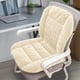 thumbnail image 5 of Cojín de asiento calefactado para silla de oficina | Microfibra suave, respaldo grueso, acolchado elástico, correa ajustable, funda lavable extraíble, comodidad de invierno, 1 paquete, 5 of 7