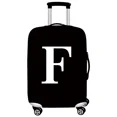 thumbnail image 1 of Housse de Valise Housse de Bagage Housse de Protection Valise Anti-Poussière Résistante à l'Usure Série Lettres Blanches Étui de Protection Accessoires de Voyage 8White F S, 1 of 6