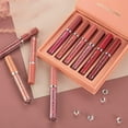 thumbnail image 6 of 6 Colors Long Lasting Velvet Lips Tint Liquid Lipsticks Waterproof Non-Stick A, 6 of 8
