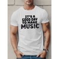thumbnail image 1 of Camiseta informal de manga corta con cuello redondo y estampado geométrico vibrante para hombre. Tejido de algodón suave y ligeramente elástico. Lavable a máquina. Ideal para todo el año. Ideal para v, 1 of 8