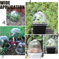 thumbnail image 5 of 6pcs 2 Sizes Garden Plant Cover Protective Garden Cloche Dome Mini Greenhouse Reusable Plastic Greenhouse Plant Covers Frost Guard Freeze Protection for Plants Outdoors DIY, 5 of 5