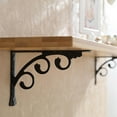 thumbnail image 3 of 4x European -Shaped Metal Shelf Bracket Wall Hanging Bracket, 3 of 6