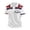 White, variant on Men's Union Jack Polo Shirt – "Proud To Be English" Raglan Sleeve Button Down Top – UK Flag Print Casual Business Shirt – Festive Celebration Wear for National Day – Sizes S-XXXXXXL