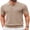Khaki, variant on COOFANDY Mens Golf Polo Shirts Short Sleeve Textured Polo Shirts Slim Fit Button Polo T-Shirt Classic Summer Collared Golf Shirt