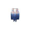 thumbnail image 2 of Blusa corta con botones a cuadros Aeropostale para mujer azul extragrande, 2 of 2