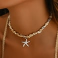 thumbnail image 2 of NICKSUN Shell Choker Necklace for Women Adjustable Natural Seashell Necklace Handmade Cowrie Shell Clavicle Necklace Beach Boho Jewelry, 2 of 8