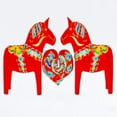 thumbnail image 2 of CafePress - Swedish Dala Horses Infant Bodysuit - Baby Light Bodysuit, Size Newborn - 24 Months, 2 of 4