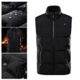 thumbnail image 1 of Chaleco eléctrico Chaqueta de tela calentada USB Calentamiento Almohadilla de calentamiento Calentador de cuerpo Mujeres Hombres 4XL Hugo Chaleco calefactable Cuerpo cálido, 1 of 10