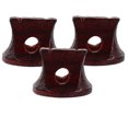 thumbnail image 4 of Shisuyan 3 Pcs Ponts Erhu en Bois de Santal Rouge Pièces d'Instruments de Musique (Marron), 4 of 9