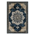 thumbnail image 3 of Unique Loom Utopia Collection Area Rug - Helios (4' 1" x 6' 1" Rectangle Navy Blue/Light Blue), 3 of 7