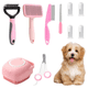 thumbnail image 2 of Cepillos De Baño Para Mascotas Perros Profesional 10 Pzs Kit  Malubero ROSA, 2 of 4