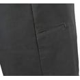 thumbnail image 6 of AKA Wrinkle Free Men's Full Elastic Waist Twill Casual Pant Grey Small, 6 of 8