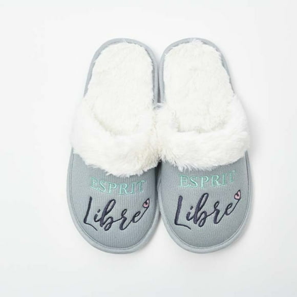 Chantal Lacroix - “Free Spirit” Slippers, Warm and Comfortable, Gray