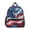Peace Dove, variant on Iauyy Rainbow Robot Design Backpack for Girls/Boys with Name Tag—Front-closure buttons for ages 3–8year