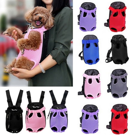 Patent Leather Dog Carrier - Dog Carrier Backpack Cat Puppy Pet Front/Back Shoulder Carry Sling Bag Pouch