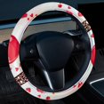 thumbnail image 2 of Eiffel Tower 14.5 Inch Printing PVC Leather Auto Accessories Steering Wheel Covers Car Wheel Covers Steering Wheel Cover, 2 of 6