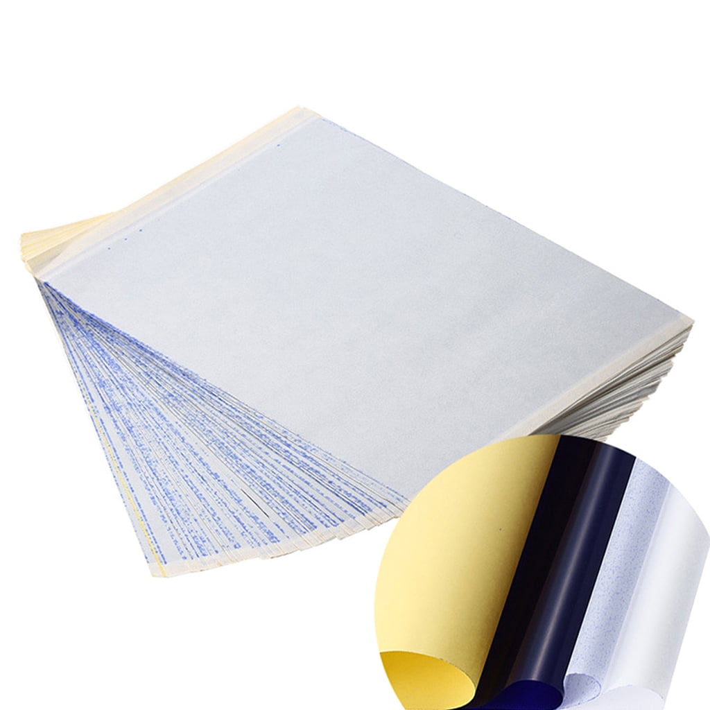 100 Sheets Tattoo Transfer Paper A4 Size Thermal Stencil Carbon Copier Spirit Stencil Carbon