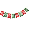 thumbnail image 2 of Christmas Decorations Luminous Flags Hanging Flags Decoration Scene Layout Lights Window Ambience Hanging Flags Christmas Tree Small Pendants Tree And Bells, 2 of 6