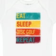 thumbnail image 4 of Inktastic Disc Golfer Eat Sleep Disc Golf Repeat Boys or Girls Baby Bodysuit, 4 of 5