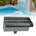 thumbnail image 1 of 304 Stainless Steel Spillway with Connector Waterfall Water Feature Spout for Swimming Pool Fountain, 1 of 7