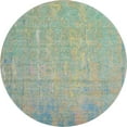 thumbnail image 2 of Addison Rugs Mayfield Premium Machine Washable Transitional Abstract Teal Round Rug, 8' x 8', 2 of 6