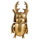 thumbnail image 5 of Figura de escarabajo, adorno animal, retro, moderno de resina para pared, escarabajos ciervo de resina dorada, decoración de pared para sala, 5 of 9