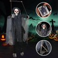 55" Large Scary Outdoor Animated Motion Activated Halloween Decorations