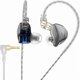 thumbnail image 1 of wonima11 KZ ZEX Wired Earphone, in Ear Headphones, Noise Cancelling Electrostatic HiFi in Ear Monitor Wired Headphones, 3.5mm Plug, Gifts for Fathers, Mothers, Friends (Grey, Without Mic), 1 of 1