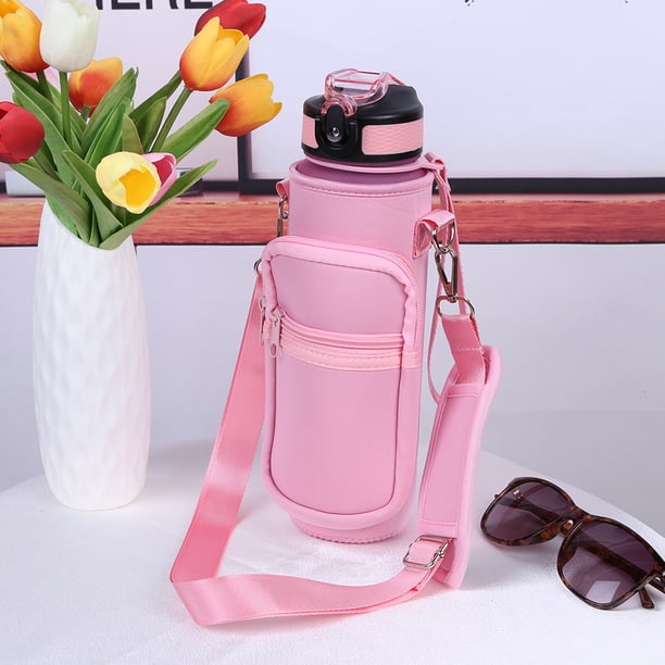 Botella Para Agua Funda antideslizante para botella de agua de 1000 ML, funda para botella deportiva de 1000 ML para deportes al aire libre Likrtyny Para estrenar