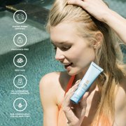 HOMMEFACE Non-Greasy Hydrating Paraben-Free Non-Irritating Zinc Oxide Mineral Sunscreen Cream for Face SPF 30 Unscented