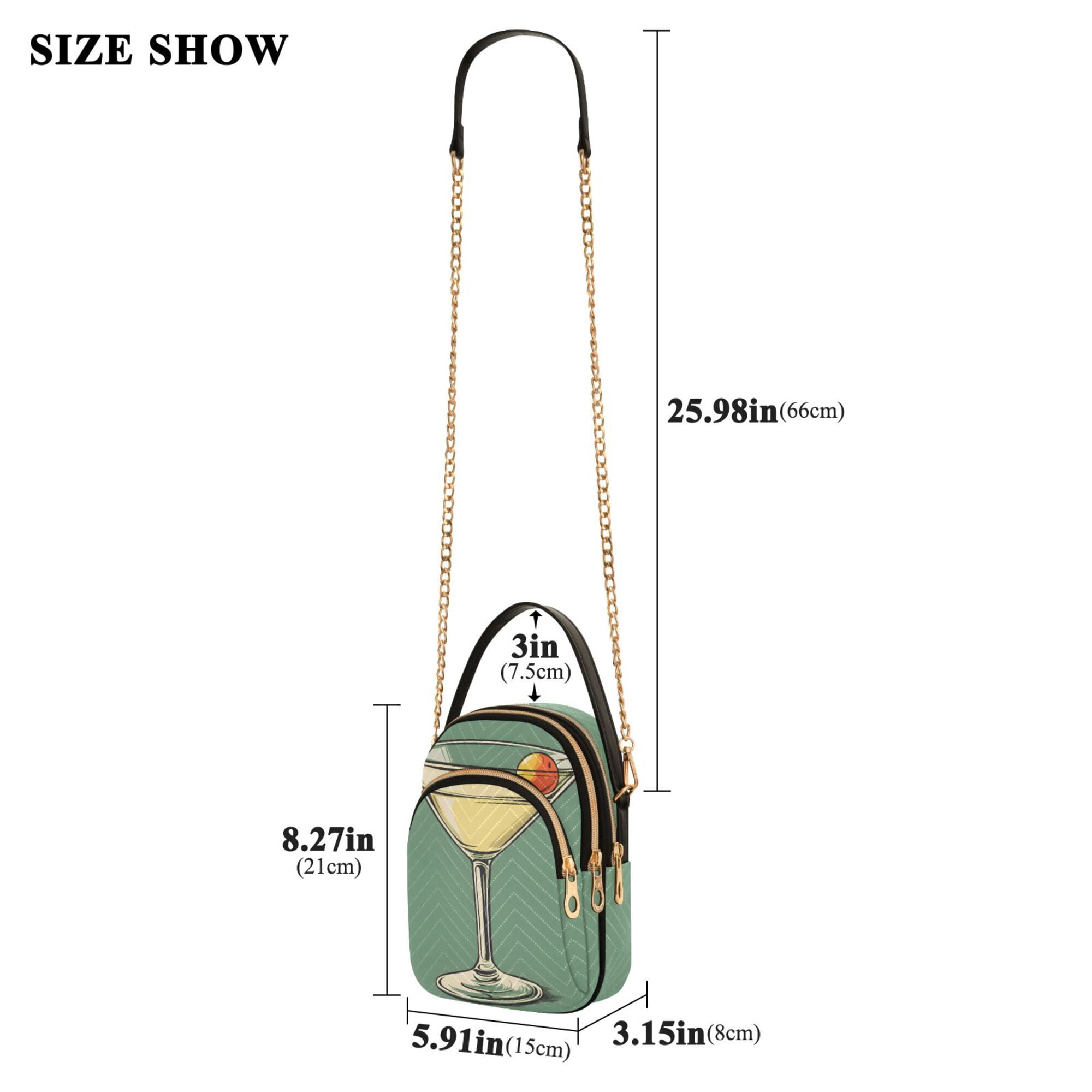 FORMRS Crossbody Bag for Women Quilted Travel Shoulder Cell Phone Purse with Chain Strap Handbag, Lemon Glass