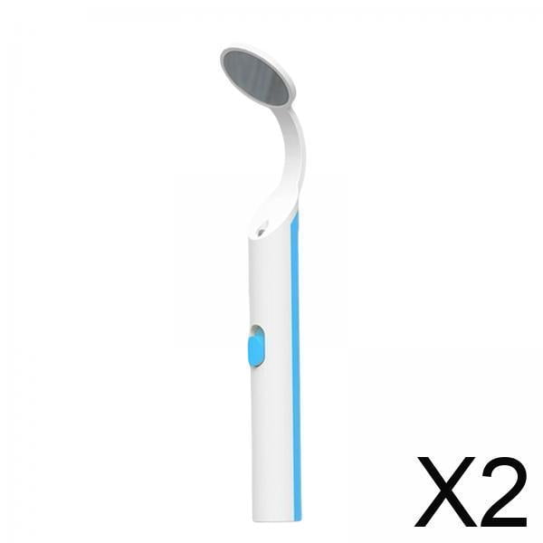 Espejo dental,Espejo dental con luz antivaho transparente,Espejo LED para inspección de dientes duradero,Espejo bucal antivaho herramientas dentales Hogar,Espejo bucal Espejo de inspección