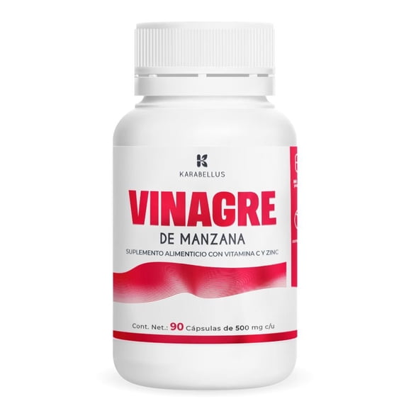 Vinagre de Manzana 90 capsulas de 500mg c/u