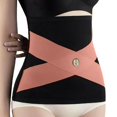 thumbnail image 6 of FASHOFT Black Tummy Control Shapewear For Women Thin Cross Front Seamless Waist Trainer Wrap Lower Belly Smoothing Lightweight Compression Belt Waist Shapewear XL, 6 of 6