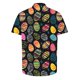 thumbnail image 4 of Mens Casual Manga Corta Botón Abajo Camisas Pascua Impresión Solapa Camisa Poliéster Top de Moda para Hombres, Cuello Redondo Blusa Casual para el Trabajo, el Ocio Y las Vacaciones, 4 of 9