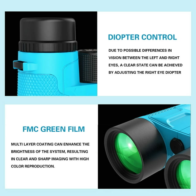 Birdeem New Arrial 8X40 Kids Binocular Folding Optics Children Educational Learning Telescope Bird Watching