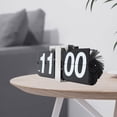 thumbnail image 1 of Vintage Flip Clock with Stainless Steel and PVC Material, Retro Minimalist Design, Detachable Cards, Easy to Read, Time Adjustment Knob, Versatile Usage for Living Room, 1 of 8
