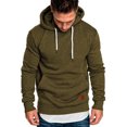thumbnail image 1 of Sweat à Capuche pour Hommes Automne Hiver Slim Pull à Manches Longues Mode Urbaine, 1 of 6