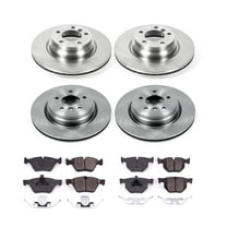 Ultimate Brakes Front and Rear Ceramic Brake Pad and Rotor Kit with Hardware WM81355