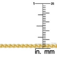 thumbnail image 3 of KoolJewelry 14k Yellow Gold Filled Round Wheat Chain Pendant Necklace (1.5 mm, 20 inch), 3 of 7