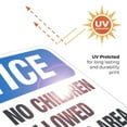 thumbnail image 6 of No Children Allowed In This Area, OSHA Sign,, 6 of 8
