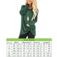 thumbnail image 3 of Femmes Noeud à Manches Longues Automne Col Rond Top Fille Base Tee-Shirt Col Rond Chemise, 3 of 7