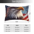 thumbnail image 2 of Rateoe Bald Eagle Pilot Pattern Decorative Pillow Case,Throw Pillow Covers,Plush Pillow Cover,Soft Pillow Case,Velvet Pillow Case-14"x20", 2 of 6