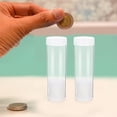 thumbnail image 4 of SOPOTUTU 20Pcs Transparent Plastic Coin Holder Tubes Waterproof Coin Protection Storage Case, 4 of 8