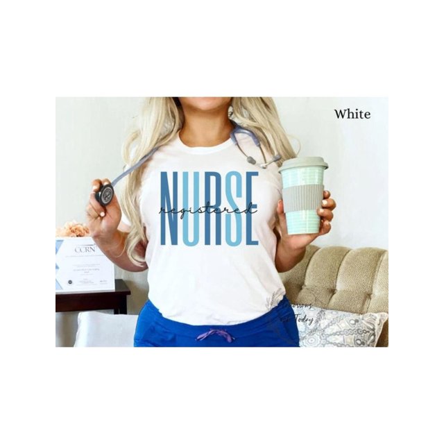 RN Shirt for Women, RN Registered Nurse tshirt Nurse shirt for Mom, Nursing shirts Gift for Registered Nurse rn Graduation gift, RN Shirts Fit Top