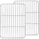 thumbnail image 1 of Rejilla de acero inoxidable para asar y enfriar, paquete de 2 rejillas para hornear Casewin, resistente a la corrosión, de alambre grueso, para horno y parrilla (30 cm x 23 cm), 1 of 7