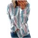thumbnail image 2 of Pntutb Mujer Cuello Redondo Moda Casual Manga Larga Estampado Sudadera tops Blusa Pntutb Pntutb-7217, 2 of 4
