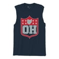 thumbnail image 5 of Ohio Shield Men's Muscle Shirt Football Fan Game Day Tailgate Midwest Underdog, 5 of 7
